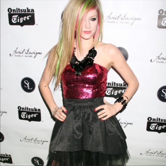 Betsey Johnson Dresses & Skirts - Betsey Johnson Pink Black Sequin Mini Tulle Dress
